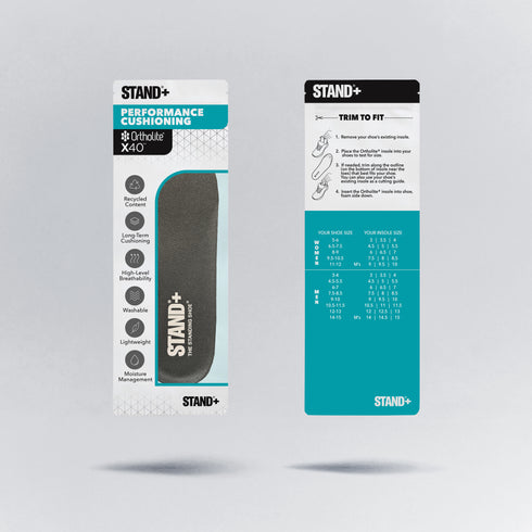 STAND+ Ortholite X-40® Recovery Insoles