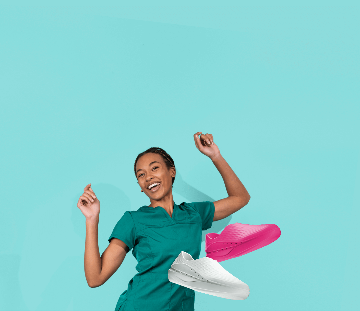 Finally a shoe built to power you through 12-hour shifts