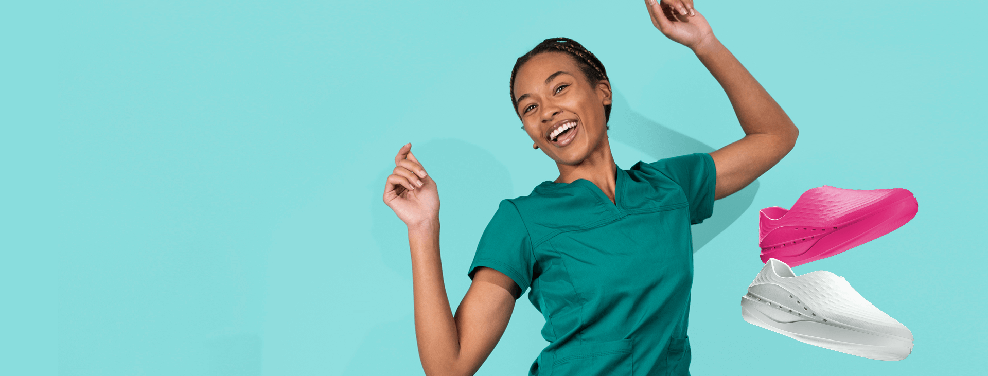 Finally a shoe built to power you through 12-hour shifts